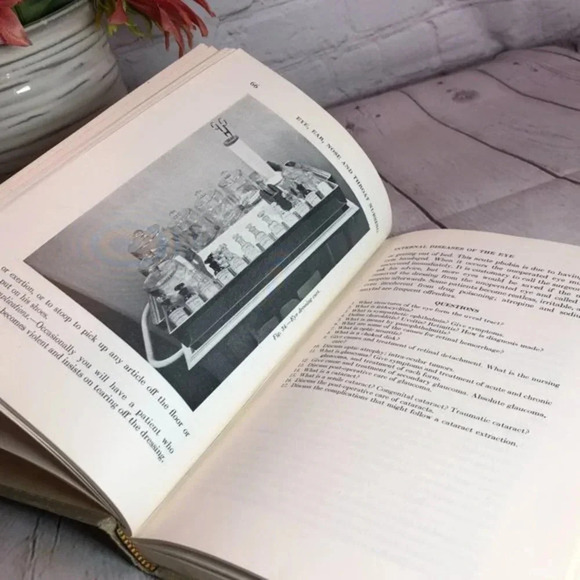 VINTAGE 1948 NURSING DISEASES OF THE EYE, EAR, NOSE AND THROAT textbook - Picture 8 of 10